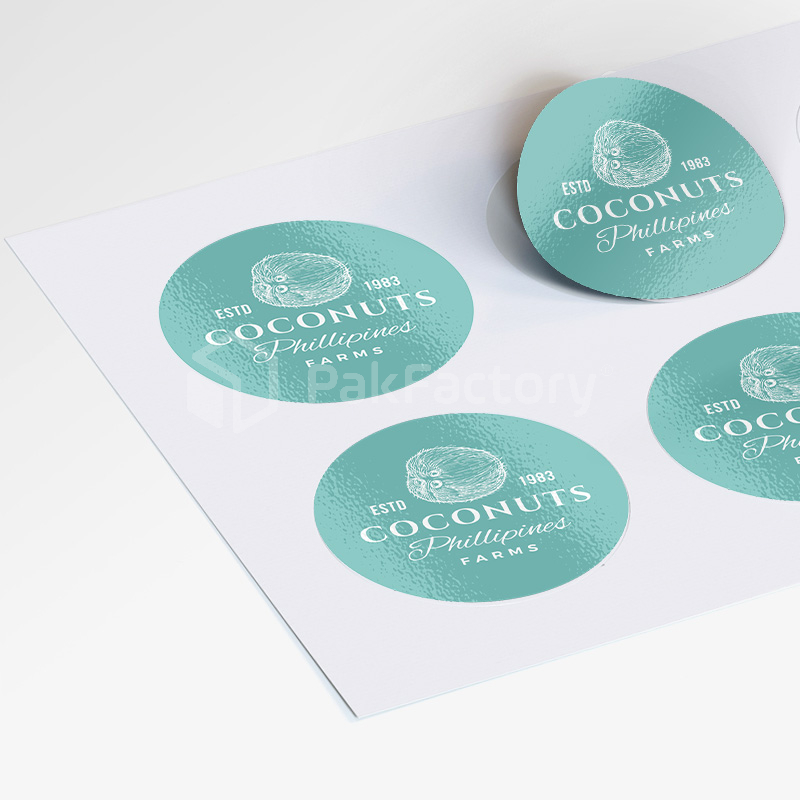 Custom Round Sheet Labels