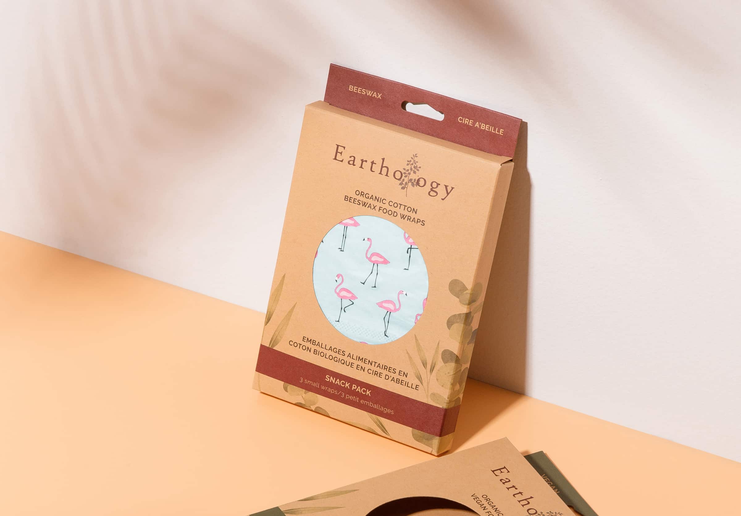 Stickers and Labels earthology custom kraft packaging with product