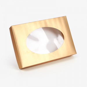 Gold Foil Boxes with Lids