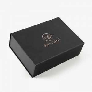 Thin Hinged Rigid Box with Inside Print