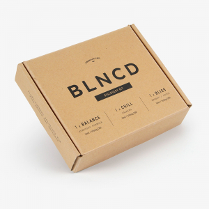 Corrugated Kraft Product Sample Box