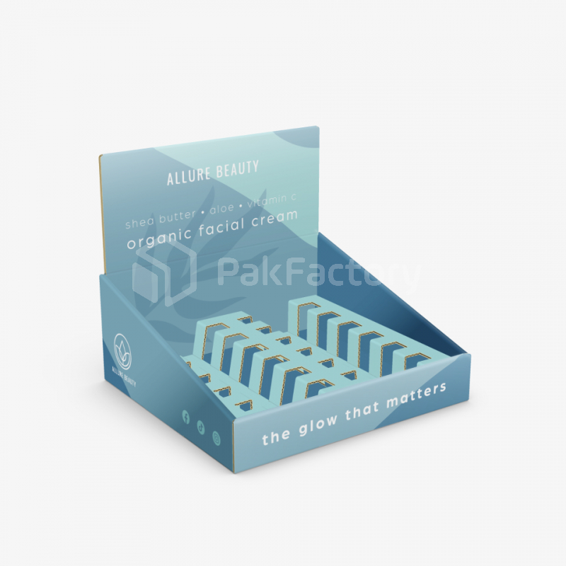 Corrugated Counter Display with Insert