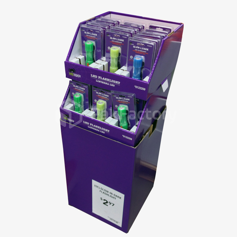Violet Dump Bin With Stackable Trays