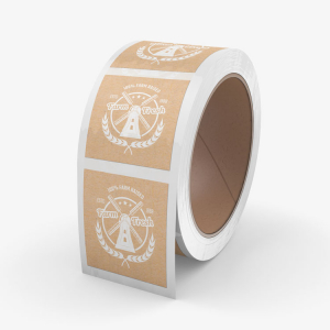 Custom Printed Kraft Paper Labels