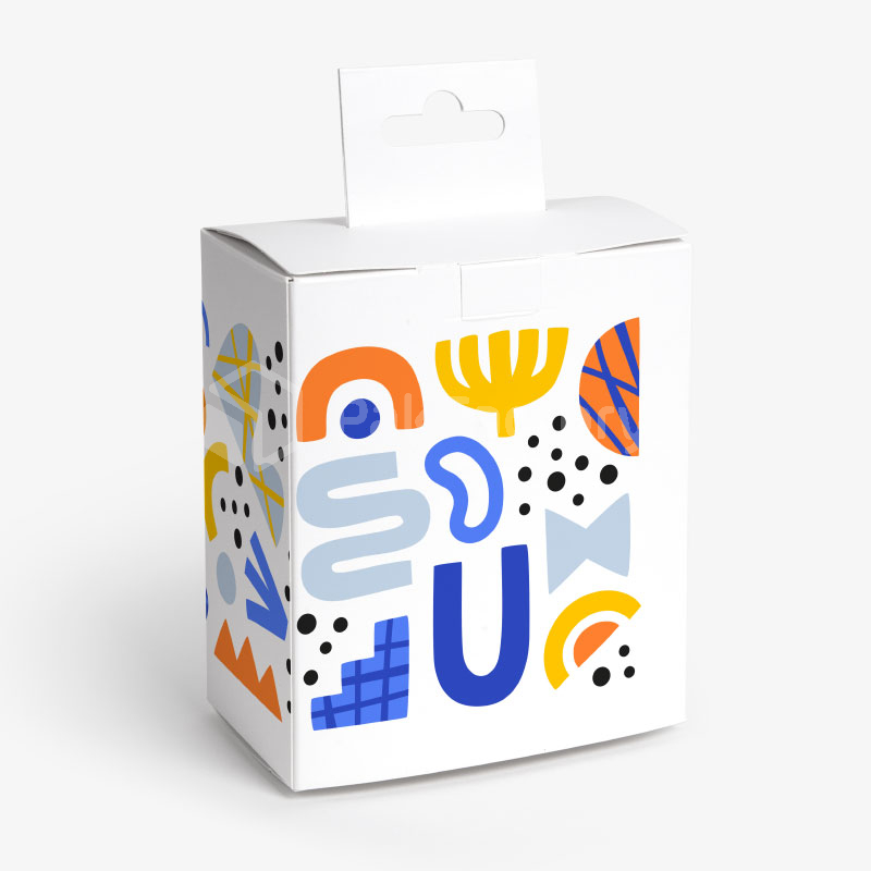 Box With Hanging & Locking Tabs