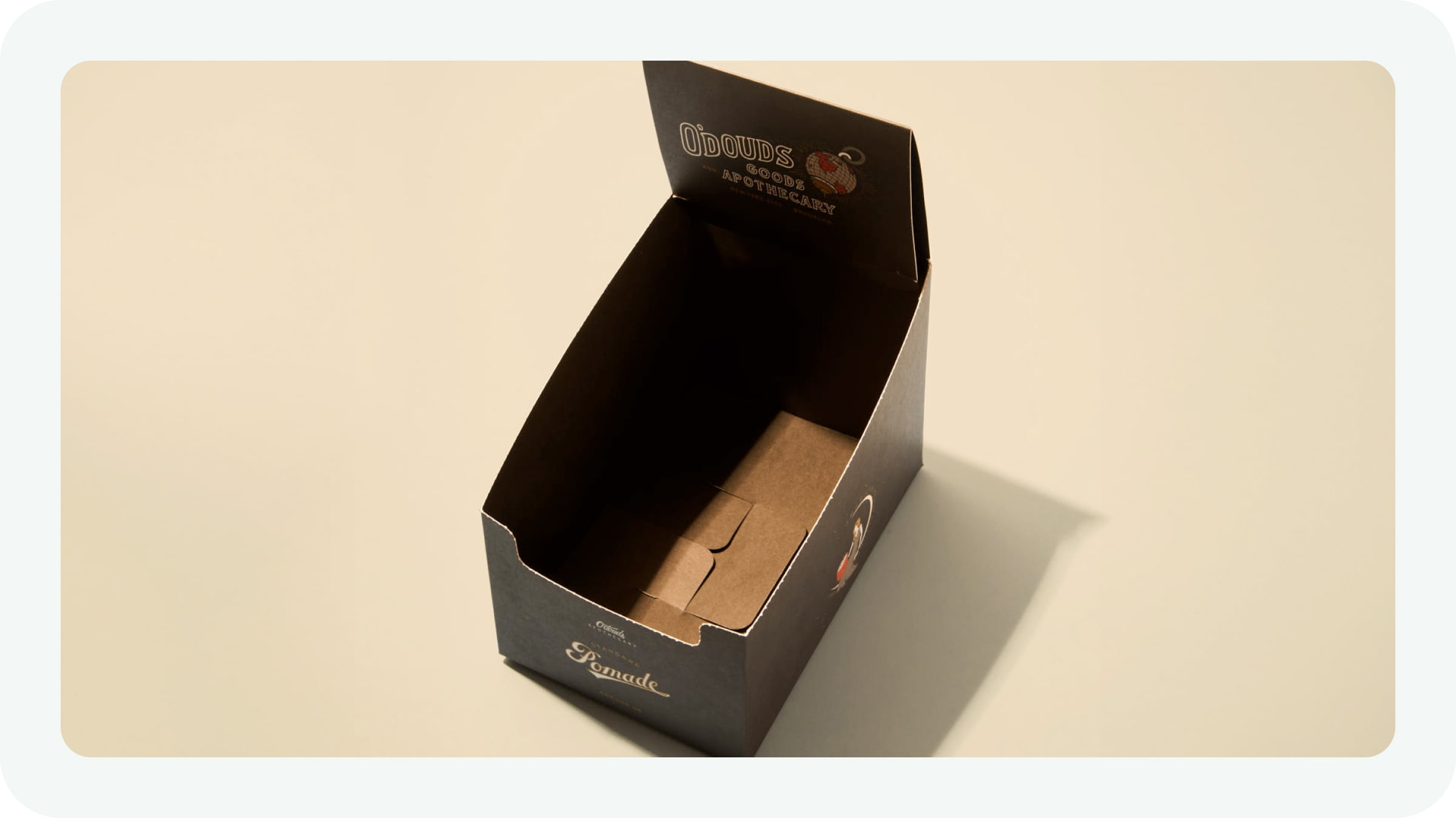 Example of a folding carton display box