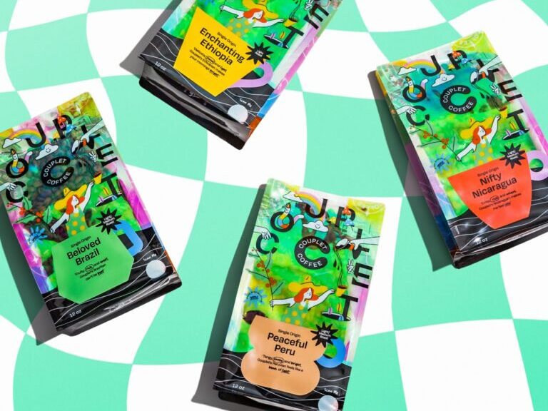 Couplet Coffee packaging