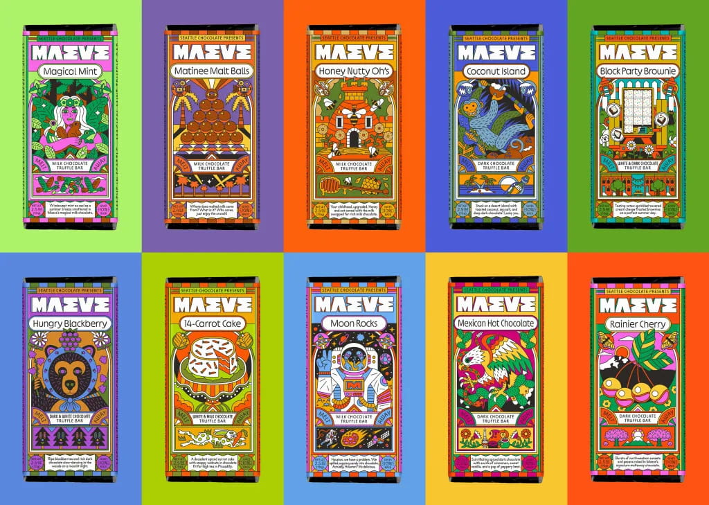 Maeve Chocolate packaging