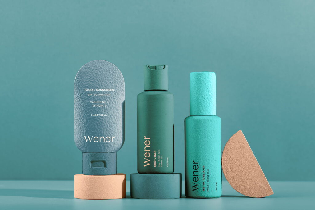 Wener Skincare product bottles