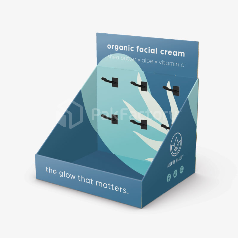 Corrugated Peg Hook Display