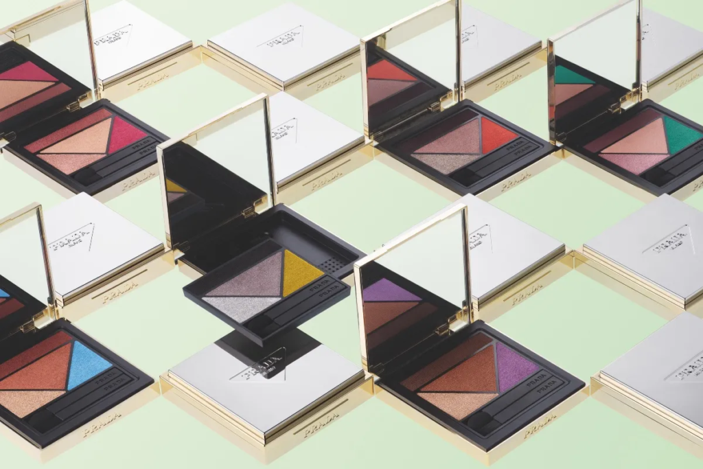 10 Best Cosmetic Packaging Design Ideas - 2024 08 Prada Beauty Eyeshadow Palette Packaging Design Idea 1